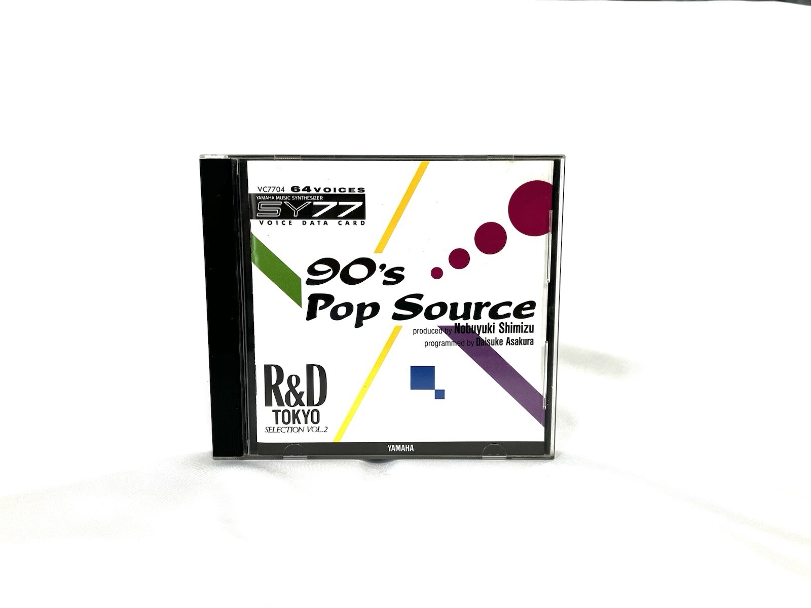 Yamaha SY77 / TG77 Voice ROM Card VC7704 90’s Pop Source Boxed Rare