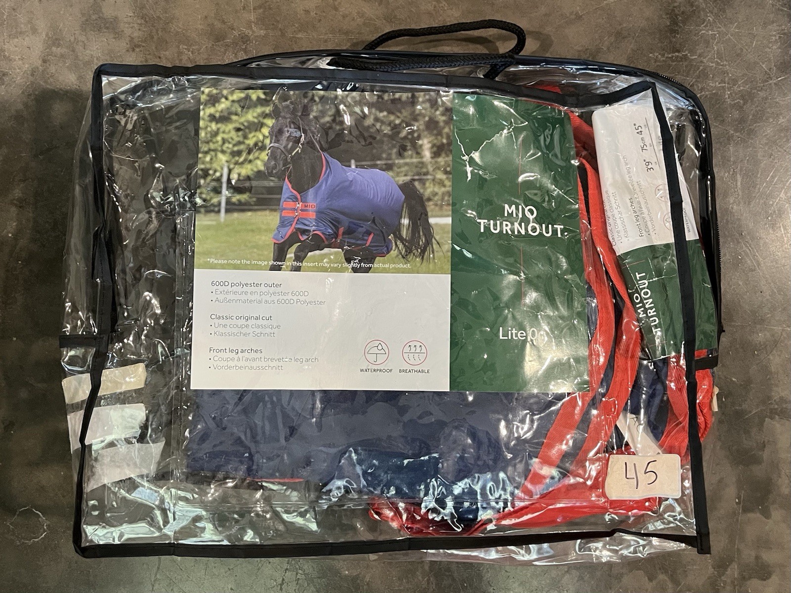 NWT Horseware Amigo Mio Miniature/Pony/Foal Turnout Sheet/Lite Waterproof - 45”