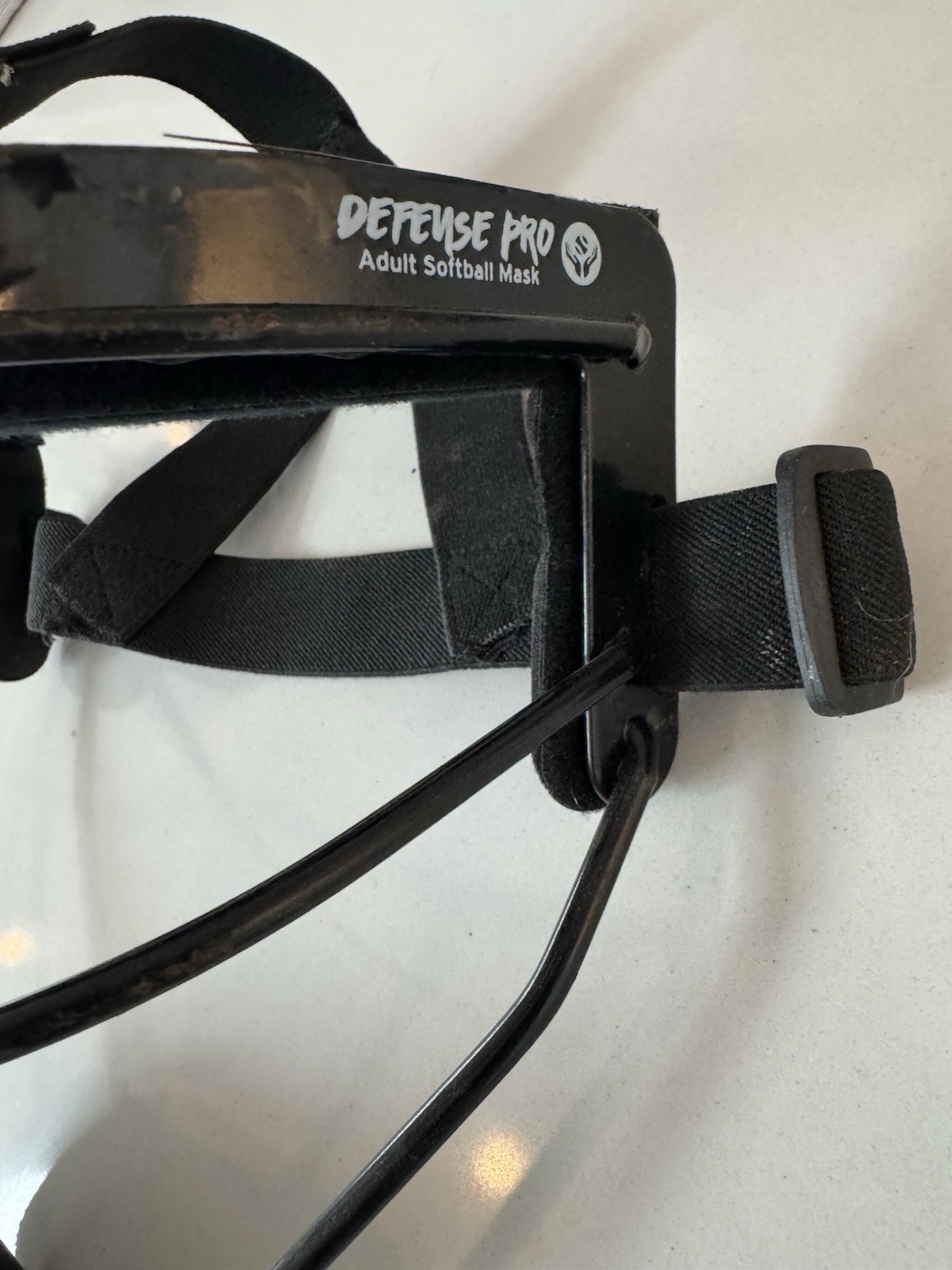 Rip-It DEFENSE Pro Fielders Adult Softball Face Mask Black Safety