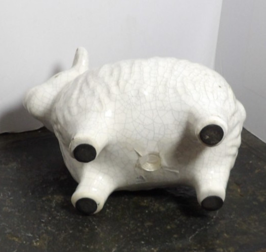 Porcelain Lamb Shaped Planter