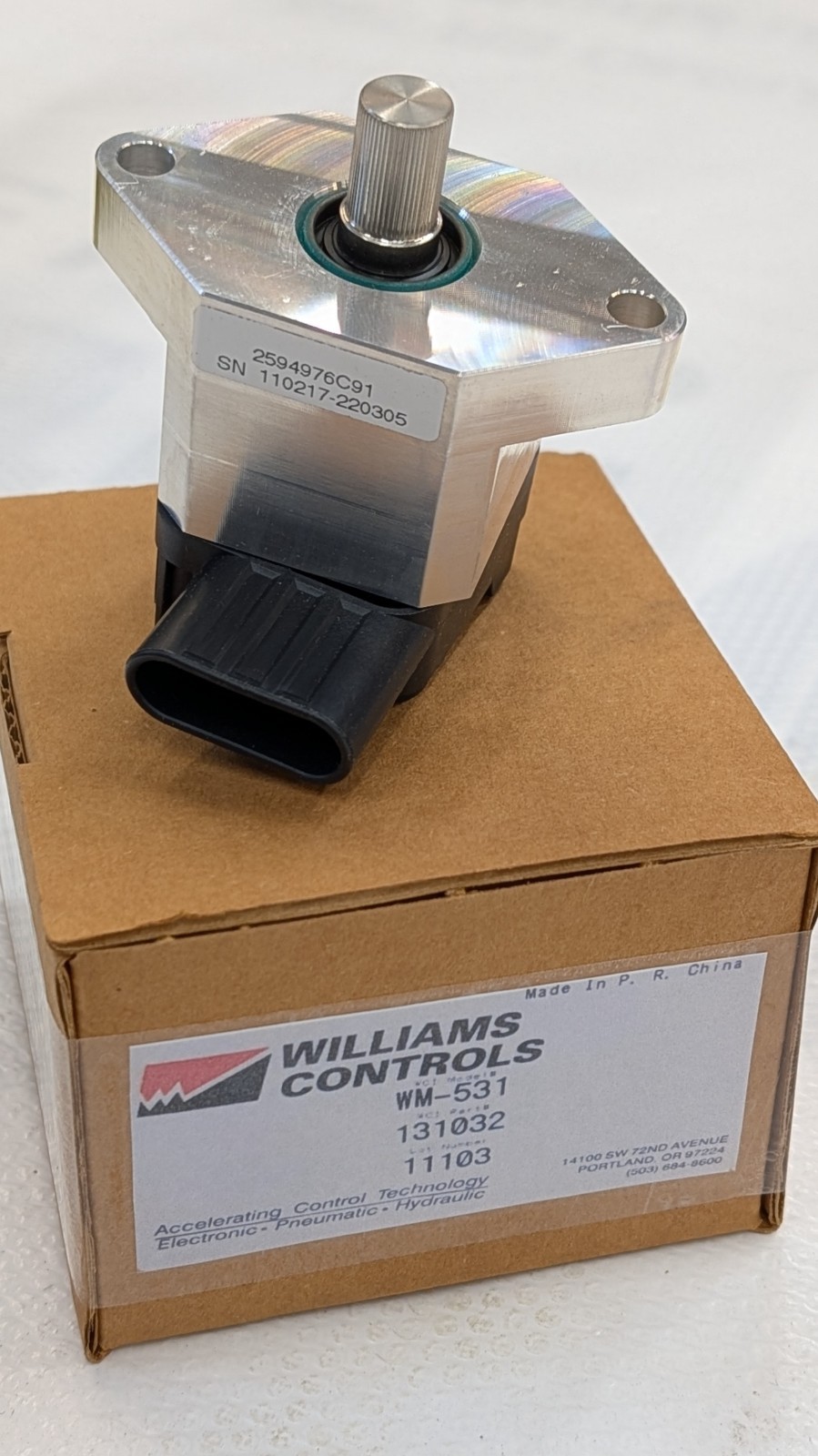 WM531 Remote Sensor Control 131032 Remote Throttle Remote Controls By Williams