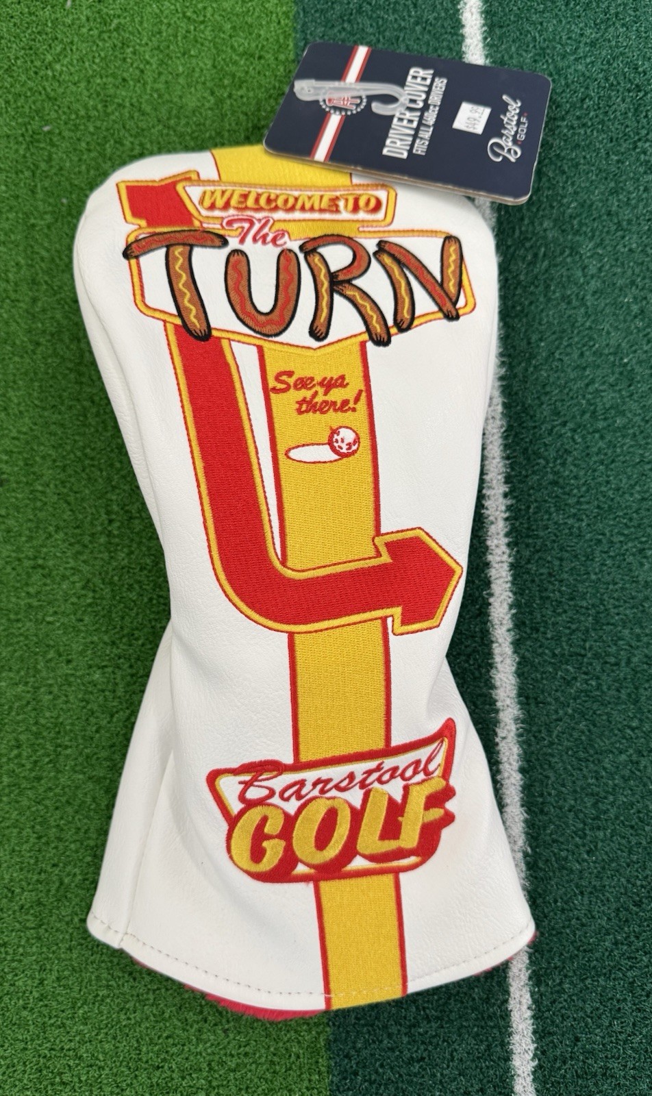 Barstool Golf "The Turn" Driver Head Cover fits all 460cc Drivers - CMC Designs