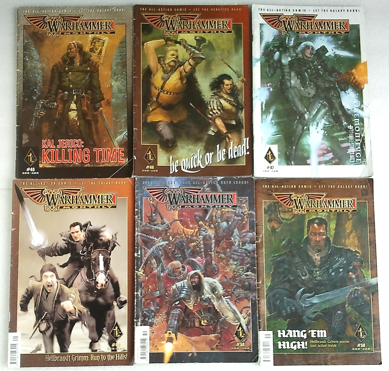 Warhammer Monthly Comic : 45, 46, 47, 49, 50, 58 - Black Library Games Workshop