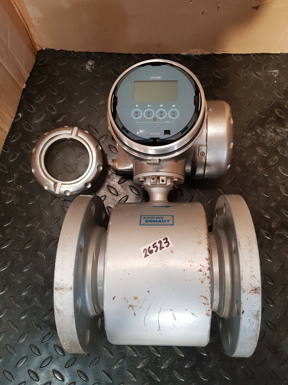 KROHNE CONAUT OPTIFLUX KC4300 C/6 EEX Measuring System Flowmeter