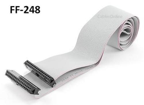 4 feet 34-Pin IDC Female to Female Flat Ribbon Cable,  CablesOnline FF-248