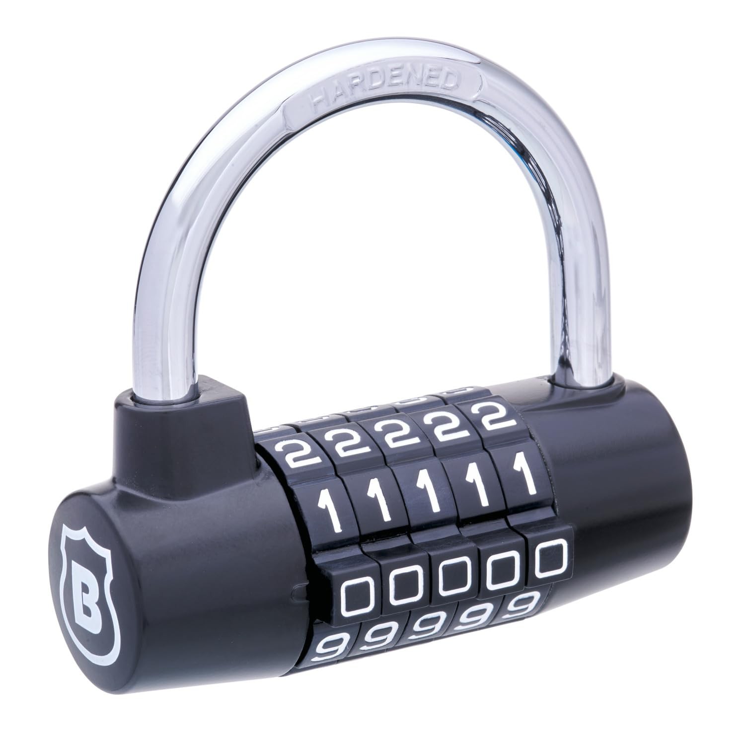 Brinks 2-7/8In Small U-Bar Resettable Combination Padlock 167-73001