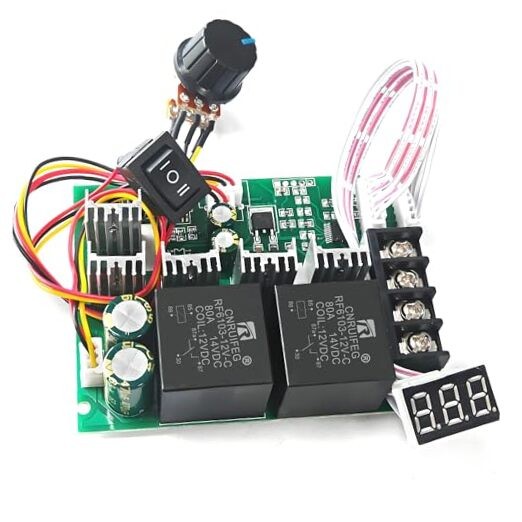 PWM DC Motor Speed Controller,12V/24V/36V/48V/LED Display Stepless Speed 40A