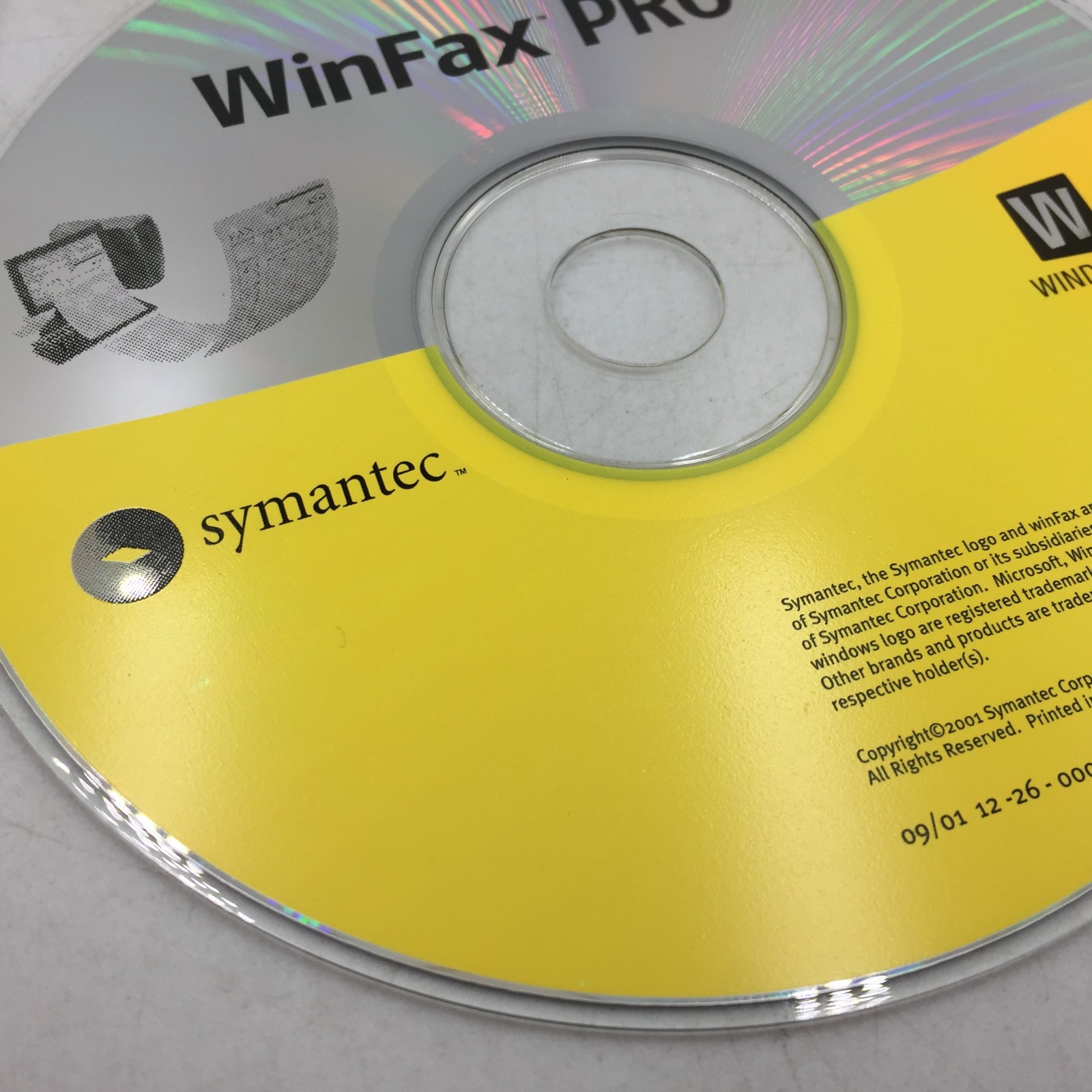 SYMANTEC WinFax Pro VERSION 10 Windows 2000 NT 98 95 VGC
