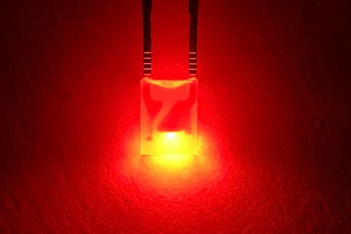 (10) 3mm GM GMC Chevy CUBE LED Interior Climate Control Switch Light Bulbs RED