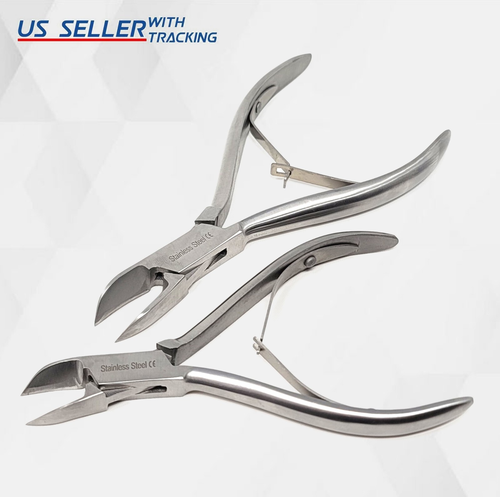 STAINLESS STEEL SHARP JAW CUTICLE NAIL NIPPER TRIMMER CUTTER INSTRUMENT USA