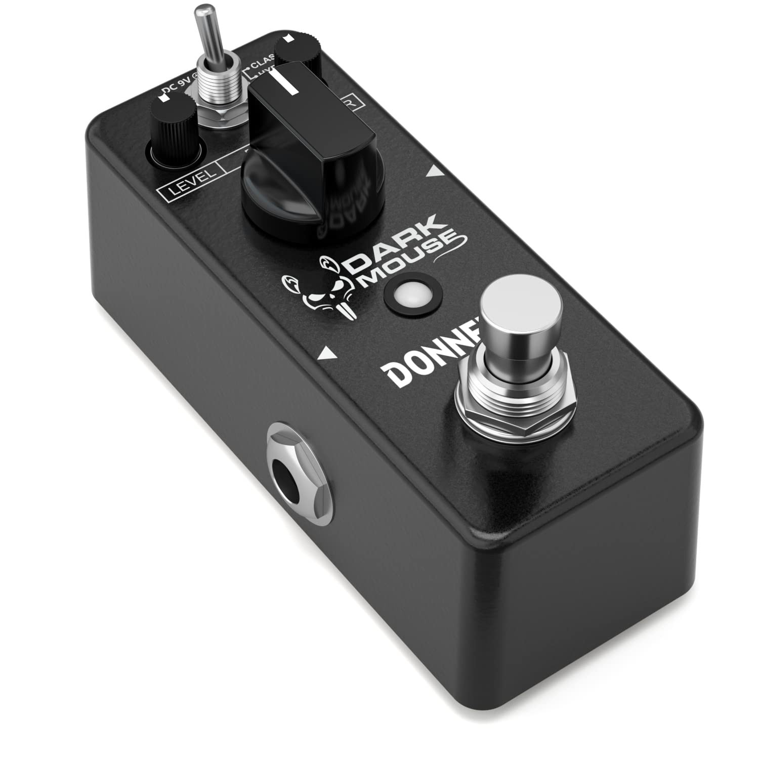 Donner Dark Mouse Distortion Pedal for Electric Guitar, 2 Modes Classic Hyper...