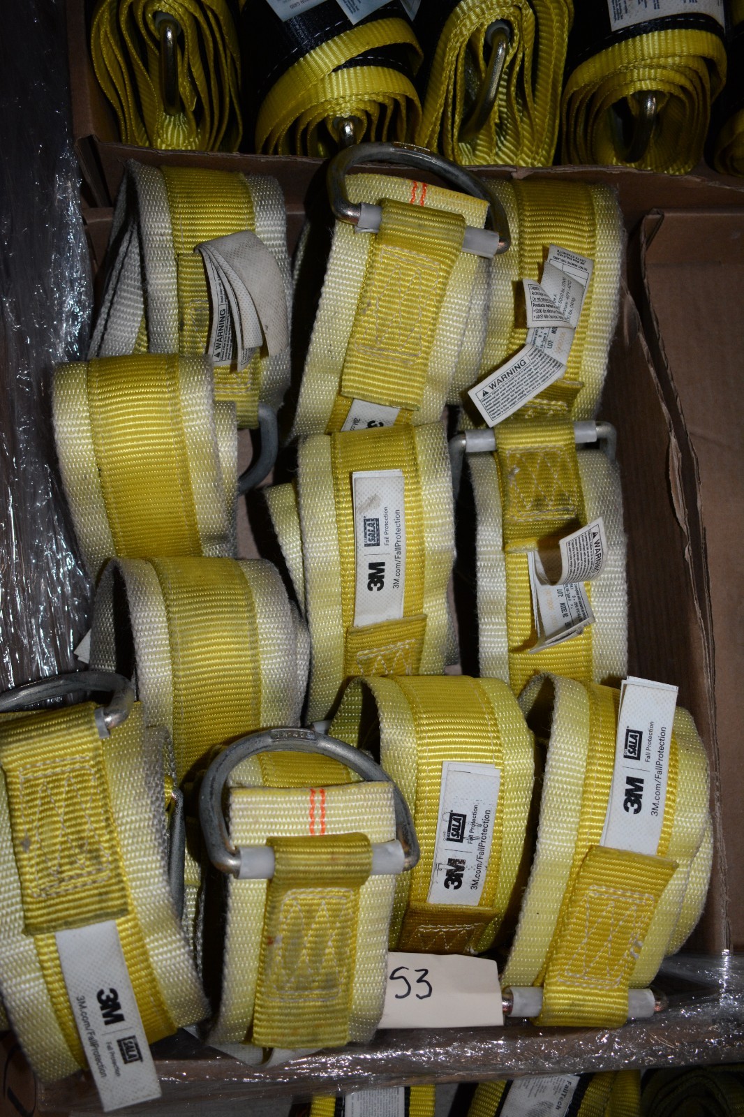 Lot 10pc 3M Sala Cross Arm Straps 3ft Dual D-Ring Polyester Anchors – 310lb Safe