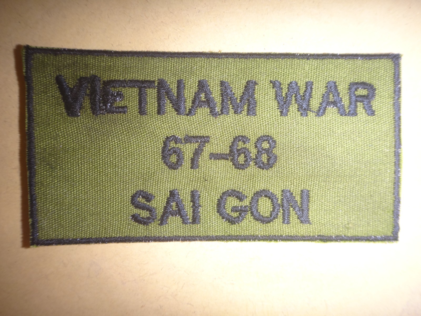 Vietnam War Subdued Patch VIETNAM WAR 1967-68 SAIGON
