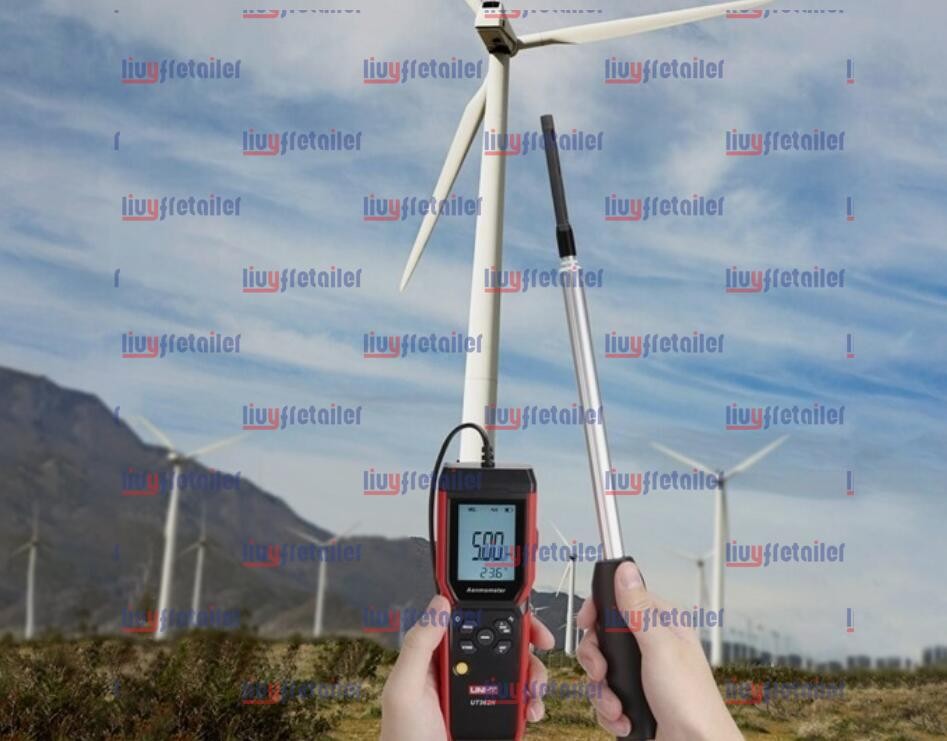 UNI-T UT362H Hot Wire Anemometer Sensor Wind Velocity/Volume/Temperature Tester