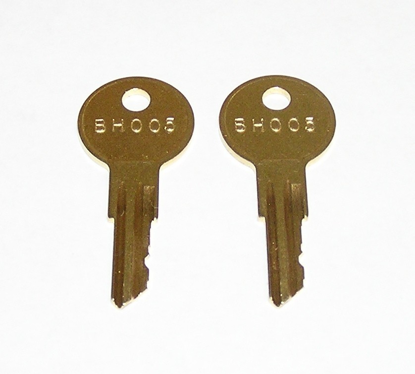 2 - BH005 Replacement Keys fit FireTech J L Industries Samson Fire Equipment
