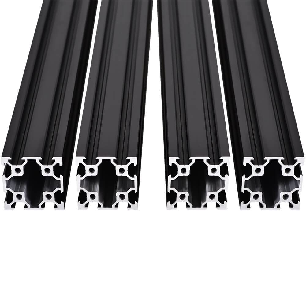 4PCS V Slot 4040 Aluminum Extrusion Profile 48'' European Standard Anodized L...