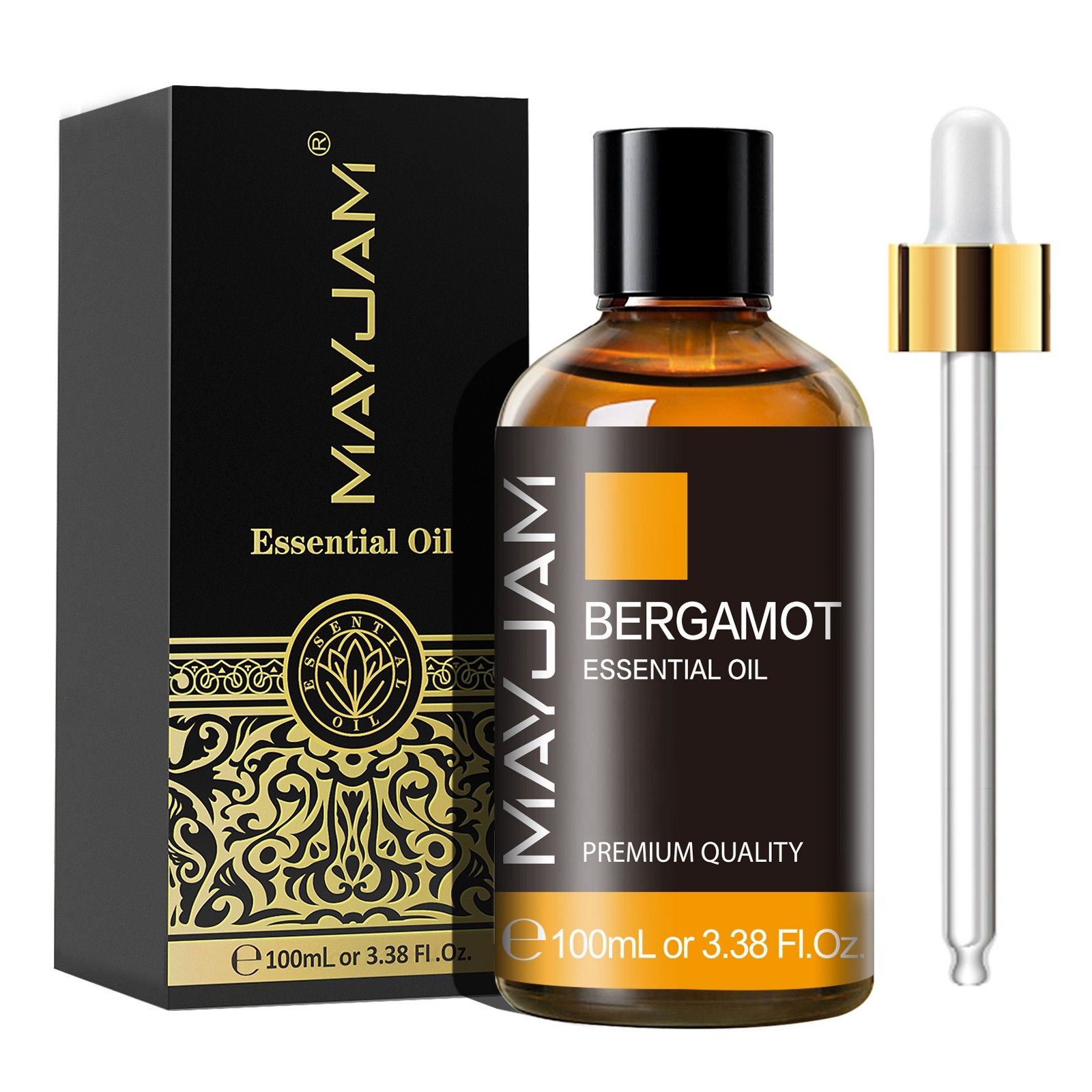 MAYJAM 100ml Bergamot Essential Oil 100% Pure Natural Therapeutic Grade Oil Hair