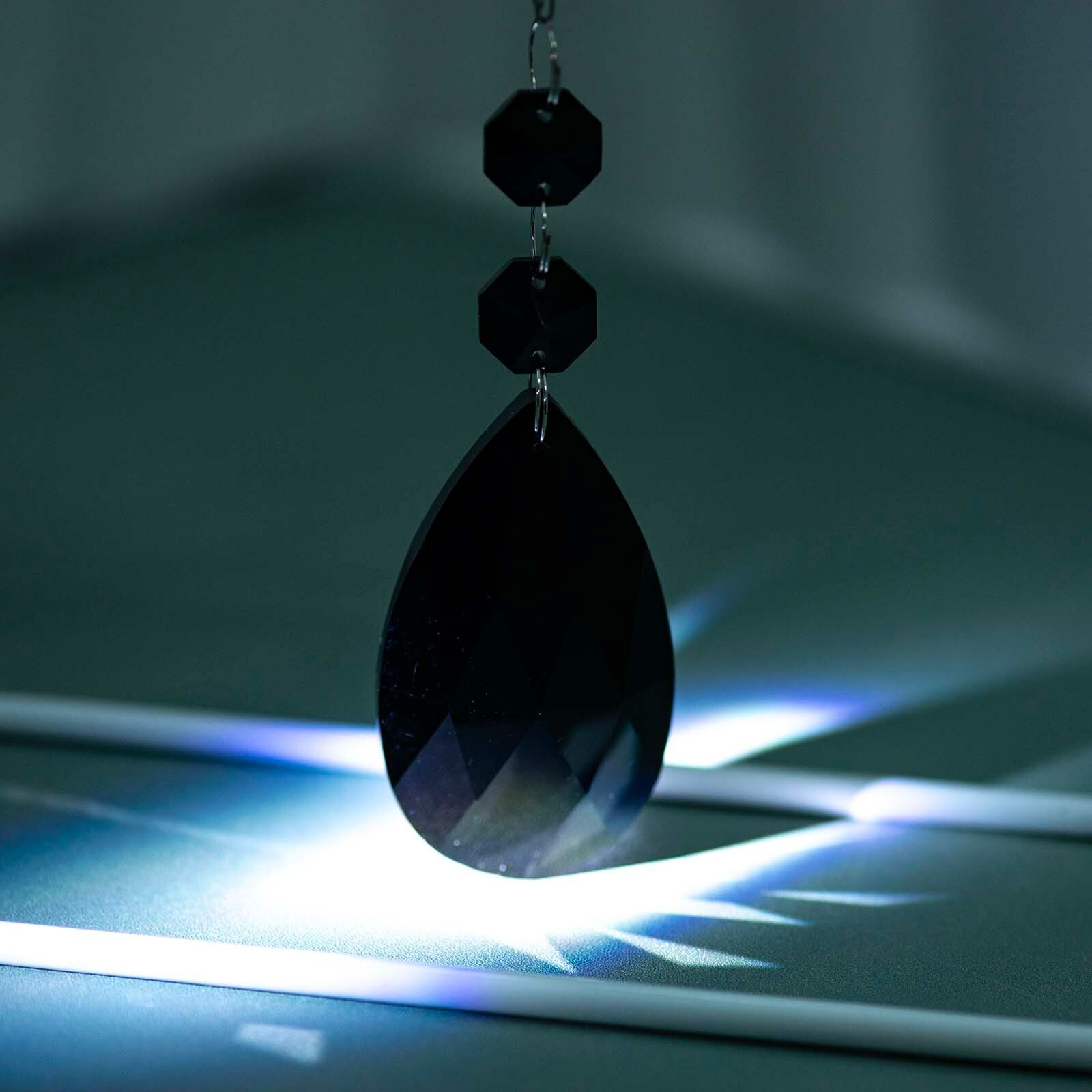 6pcs 2.5" Crystal Chandelier Teardrop,Light Replacement Part,Wedding Decor color