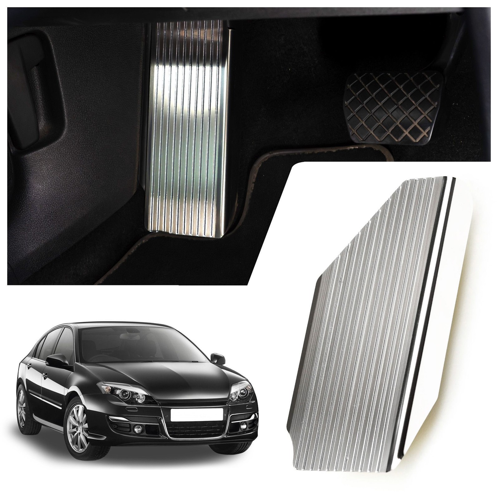 Footrest Plate for Renault Laguna Liftback (X91 | BT) 2007-2015 Silver