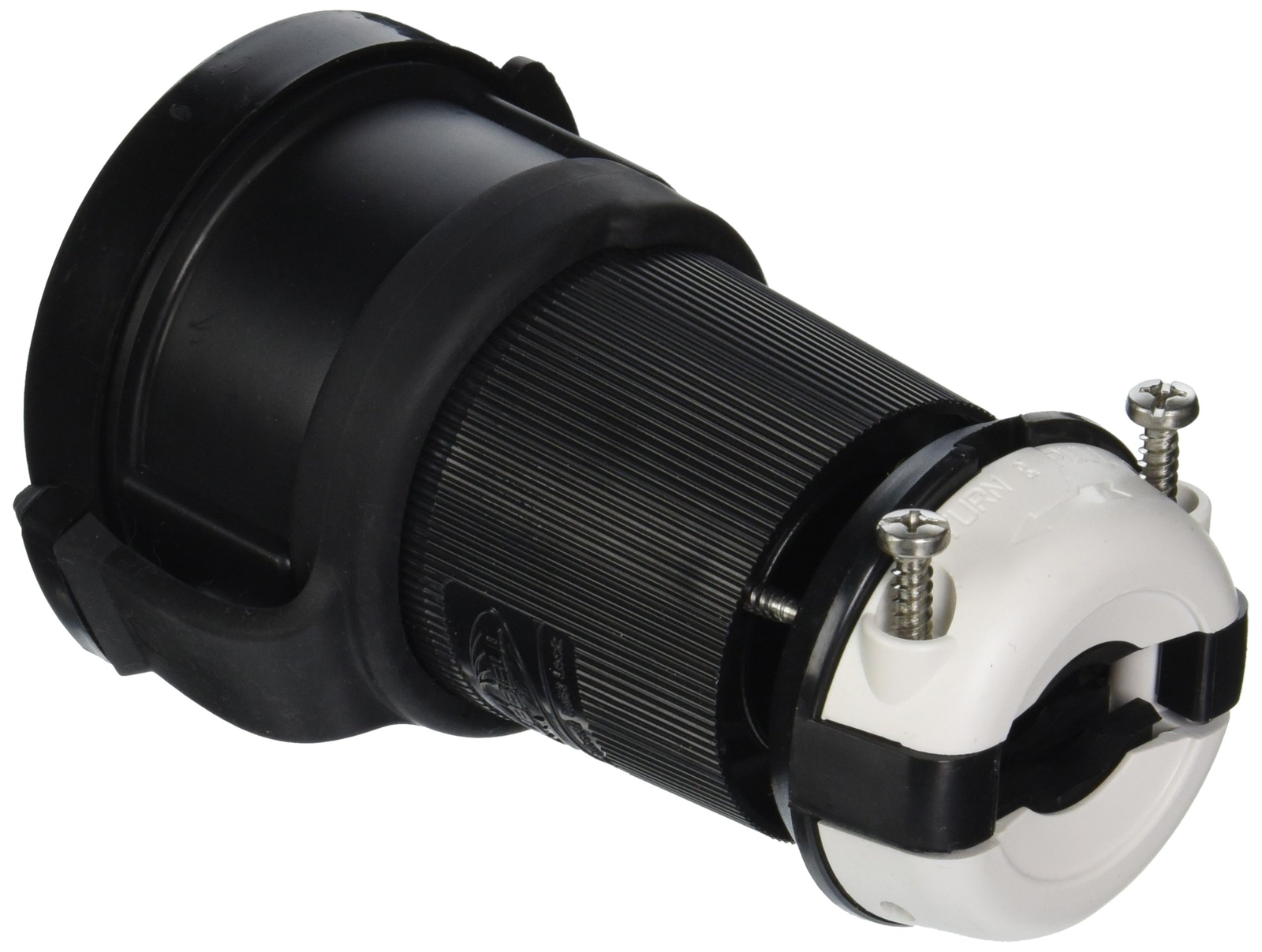 HUBBELL HBL2433SW AC Connector NEMA L16-20 Female Black Watertight