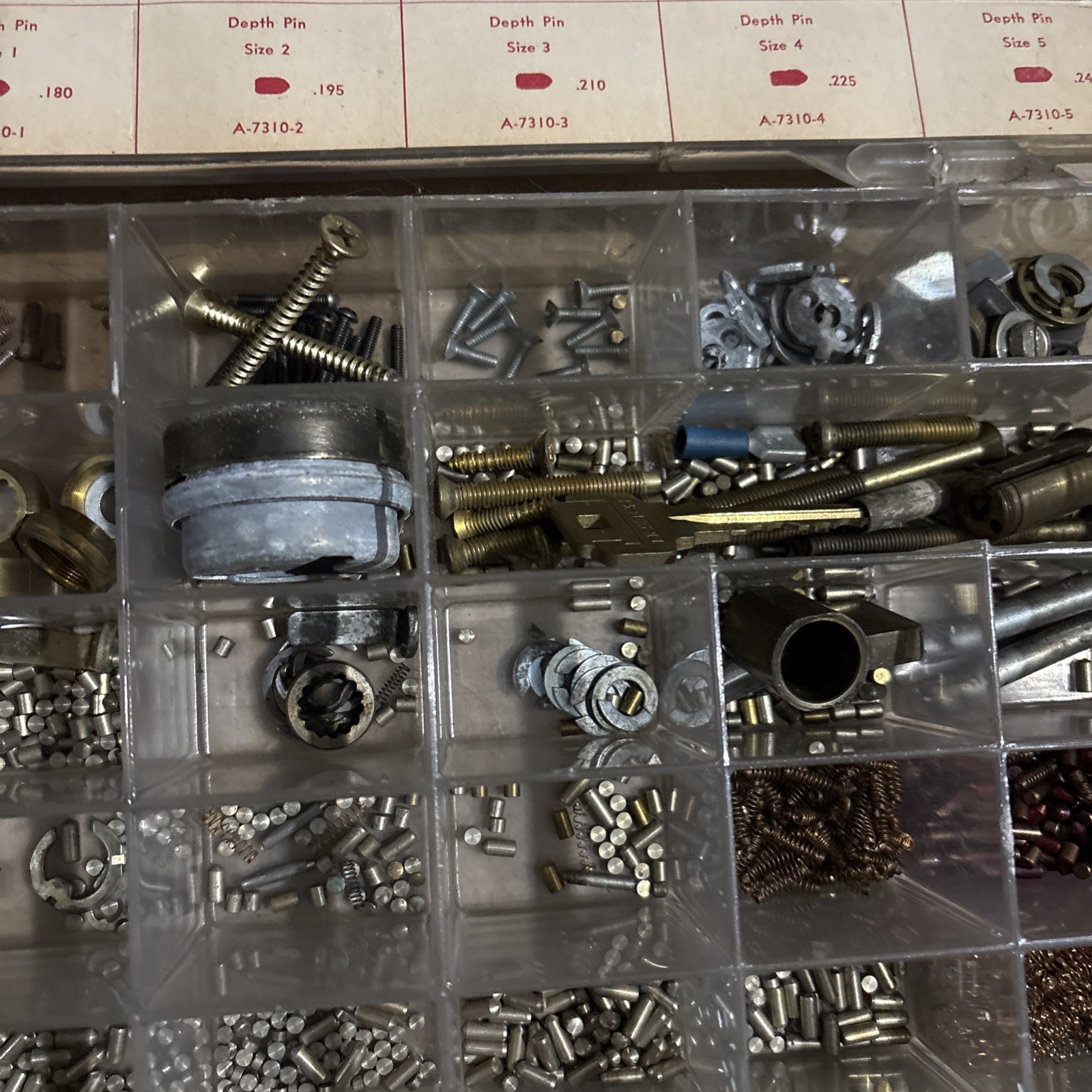 Vintage-Used-Dexter Locks-No. 2800 Keying Kit