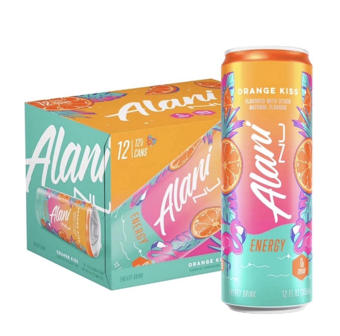 Alani Nu Energy - 4 Pk - 12 oz - Orange Kiss