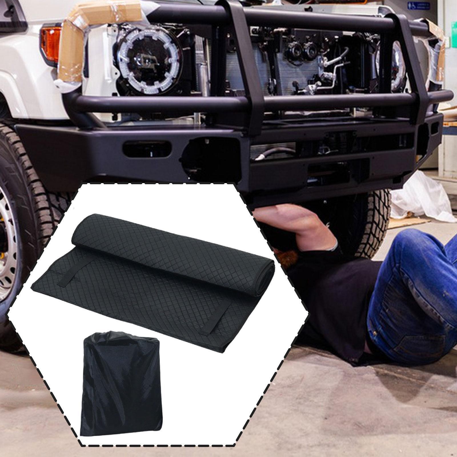 Garage Floor Mat Creeper Rolling Pad Nonslip Motorcycle Under Car Repair Mat