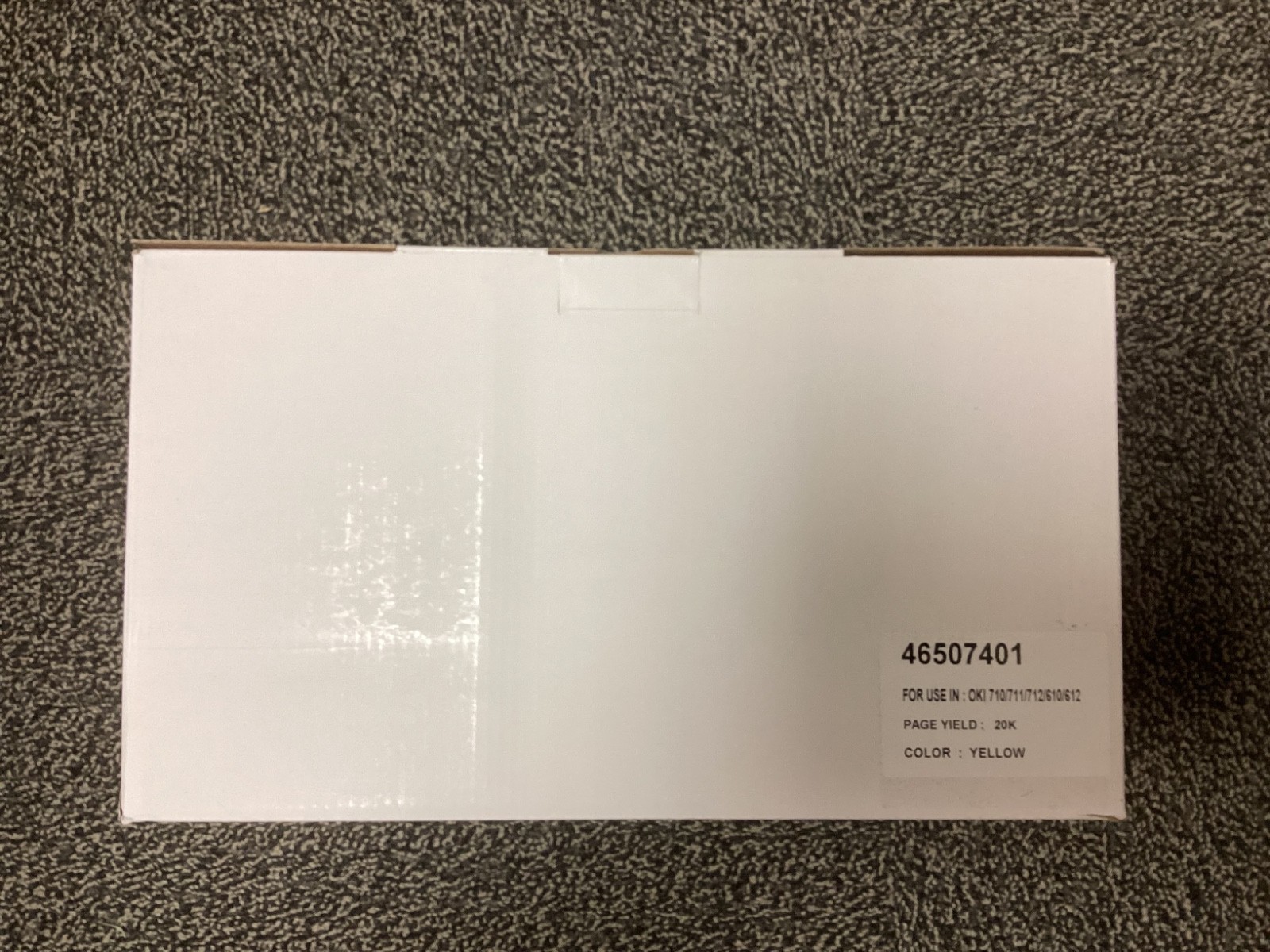 Okidata OKI Yellow 20K Image Drum for C712 46507401 - NEW - UNUSED - SEALED