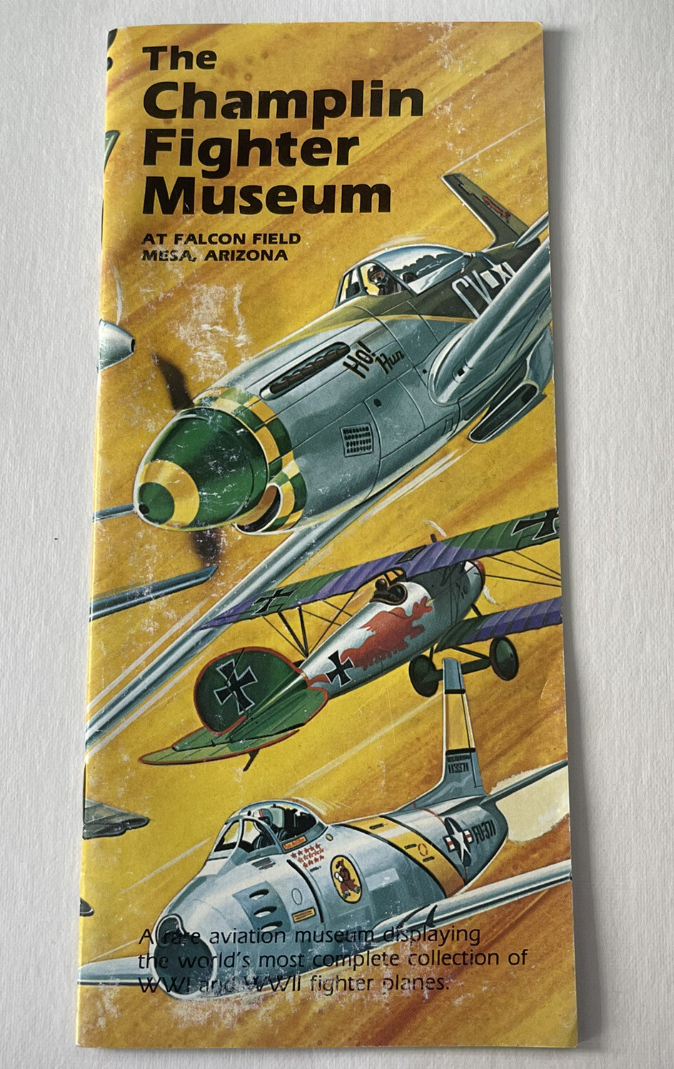 The Champlin Fighter Museum Aviation Booklet Brochure WWI WWII Fighter