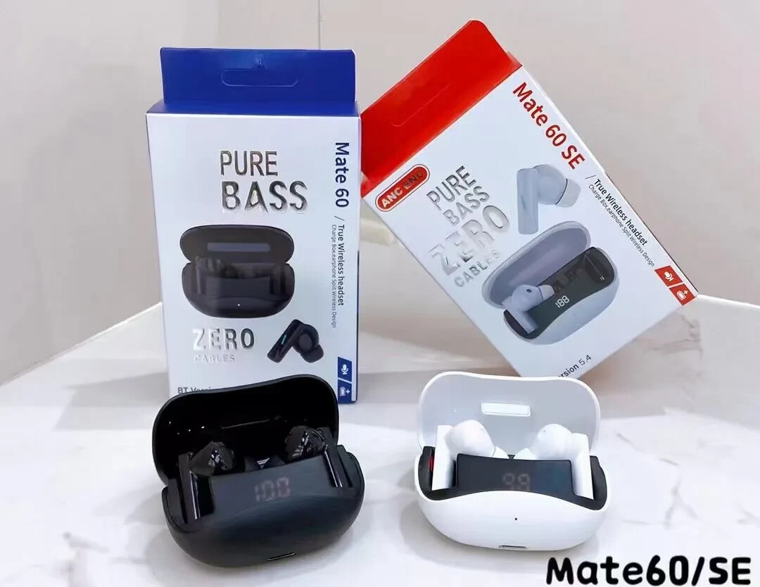 TWS Mate 60 Wireless Earbud Bluetooth/ HIFI MUSIC Stereo/Mic Touch Control