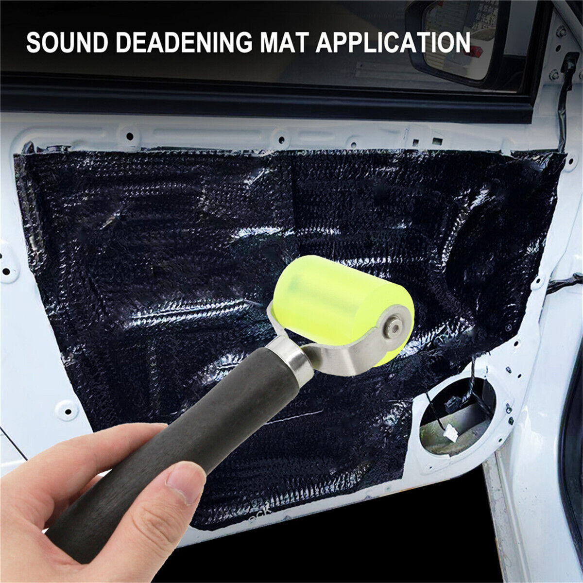 Car Sound Deadener Installation Application Tool Rolling Wheel Sound Roller