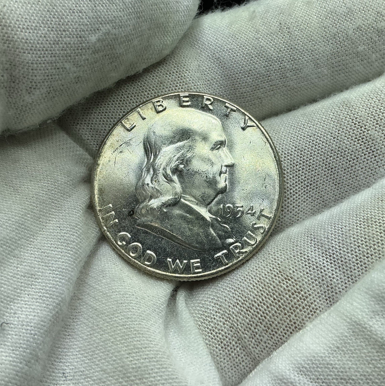 1954 Franklin Half Dollar - BU Condition - J379