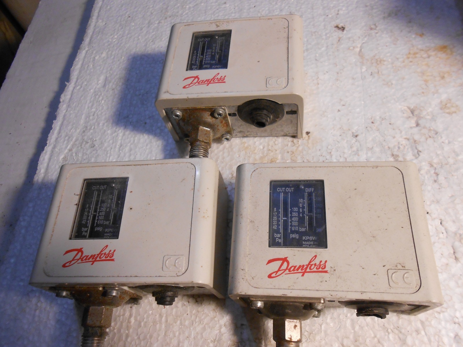 USED  lot of 3 DANFOSS   KP6W 060-5191