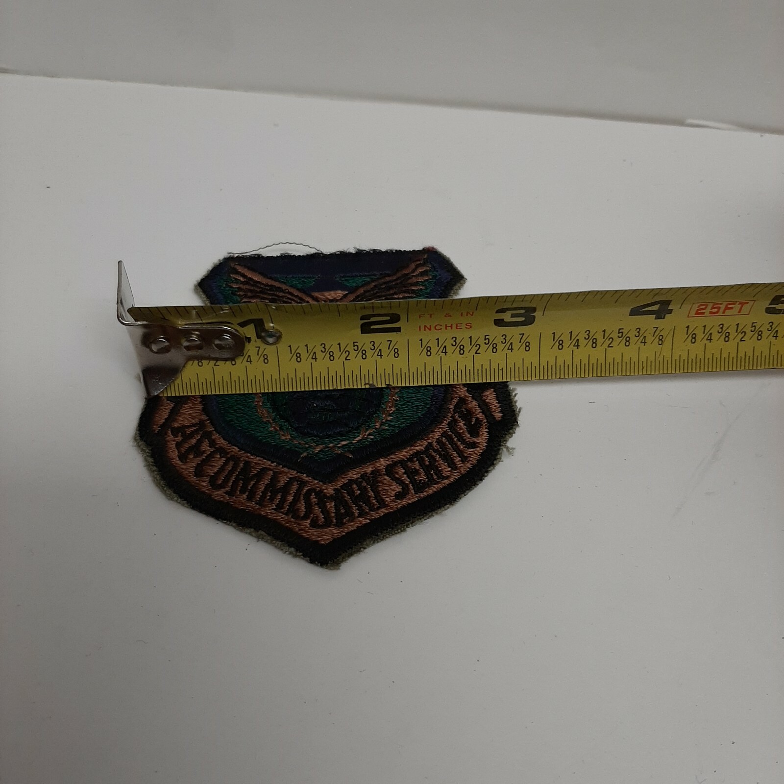 U.S AIR FORCE AF COMMISSARY SERVICE Subdued Patch 3 X 3