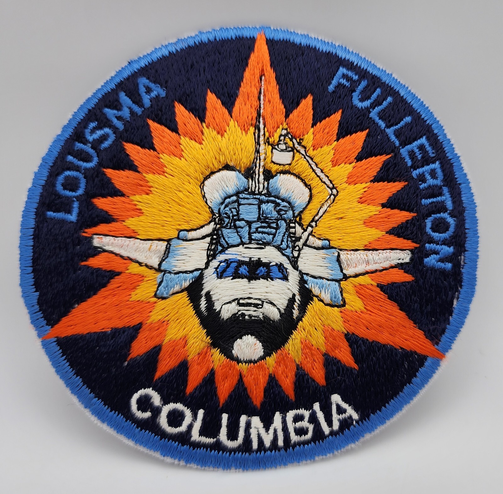 Original 1983 NASA STS-3 Shuttle Columbia Lousma Fullerton Flight Patch V17