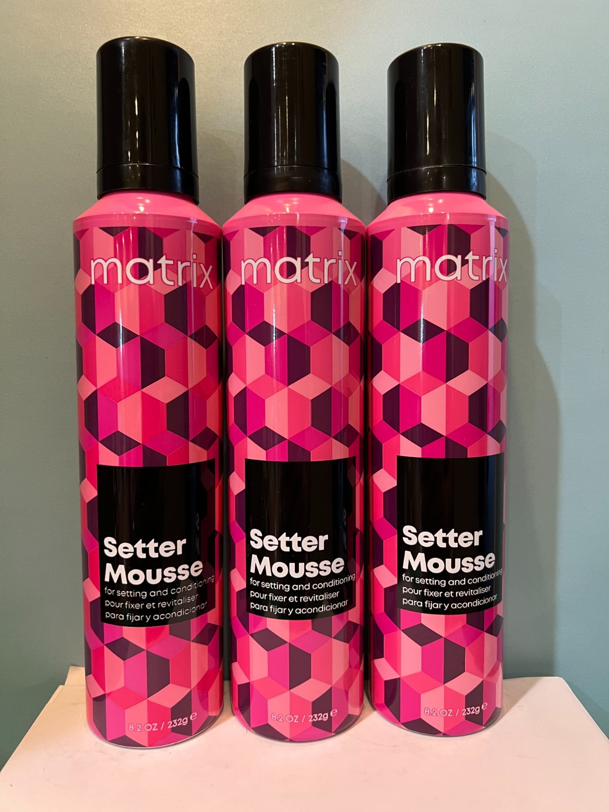 3 Matrix Setter Mousse 8.2oz New & Authentic