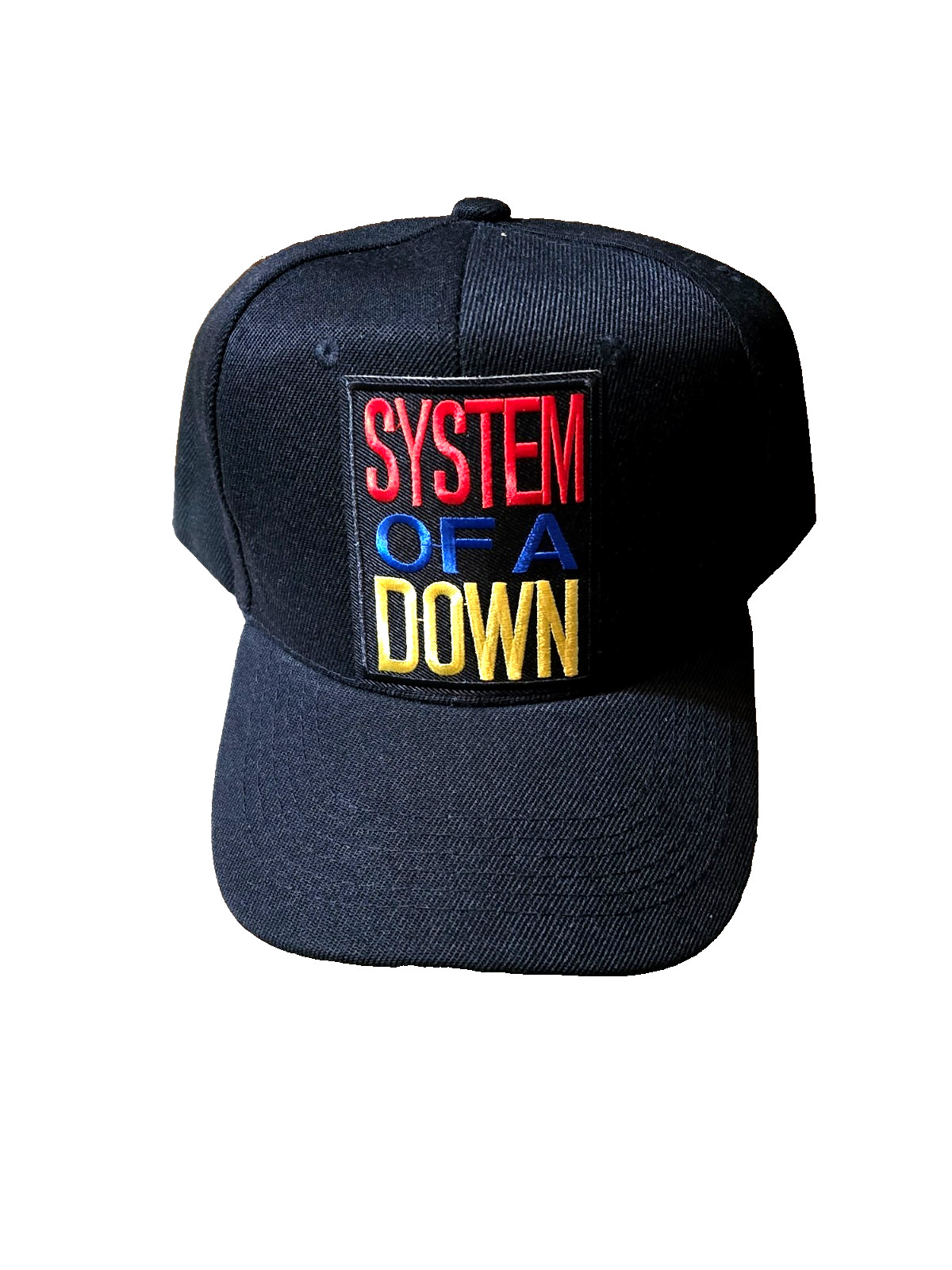 SYSTEM OF A DOWN Music Band Logo Patch Adjustable Baseball Cap Black Hat