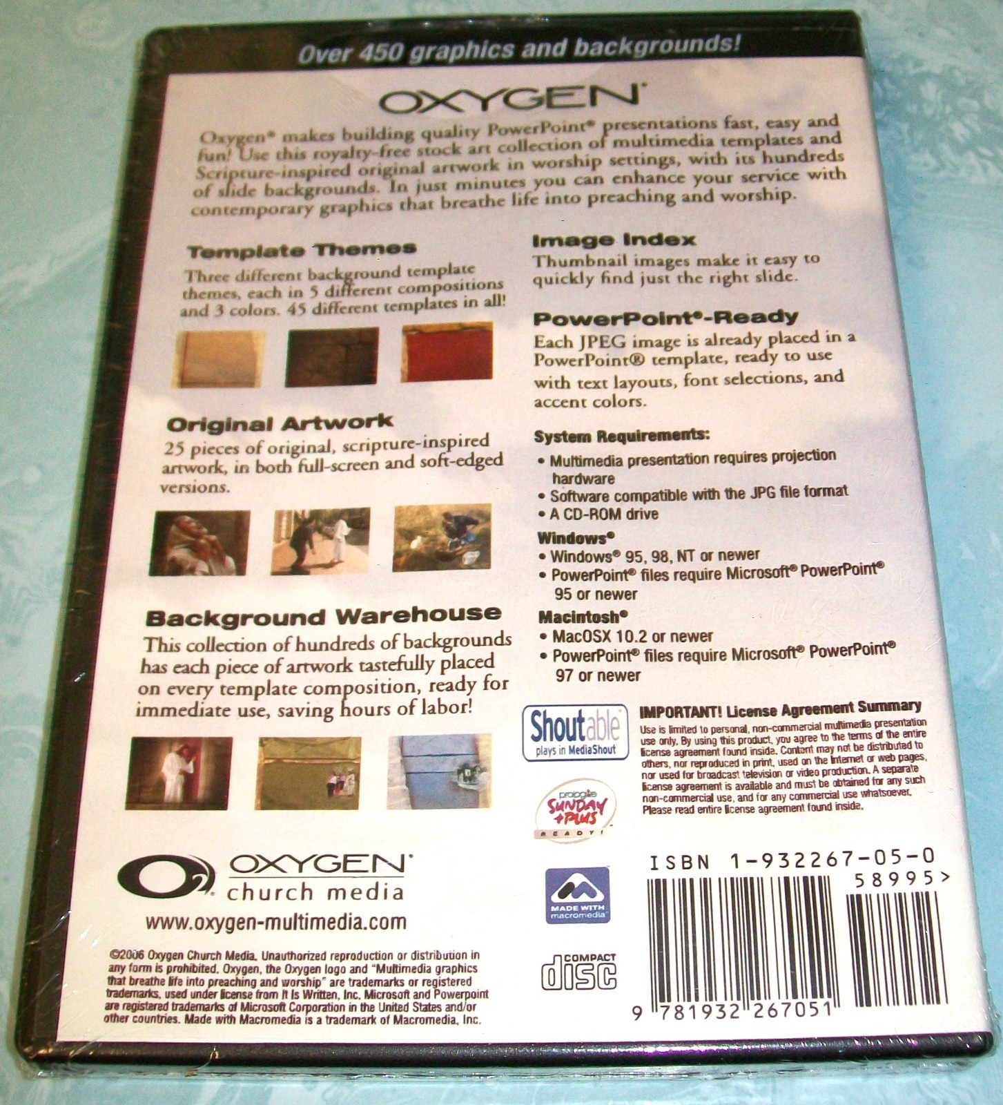 Oxygen: Multimedia Graphics - Volume 5 (CD-ROM, 2006) New Unopened!