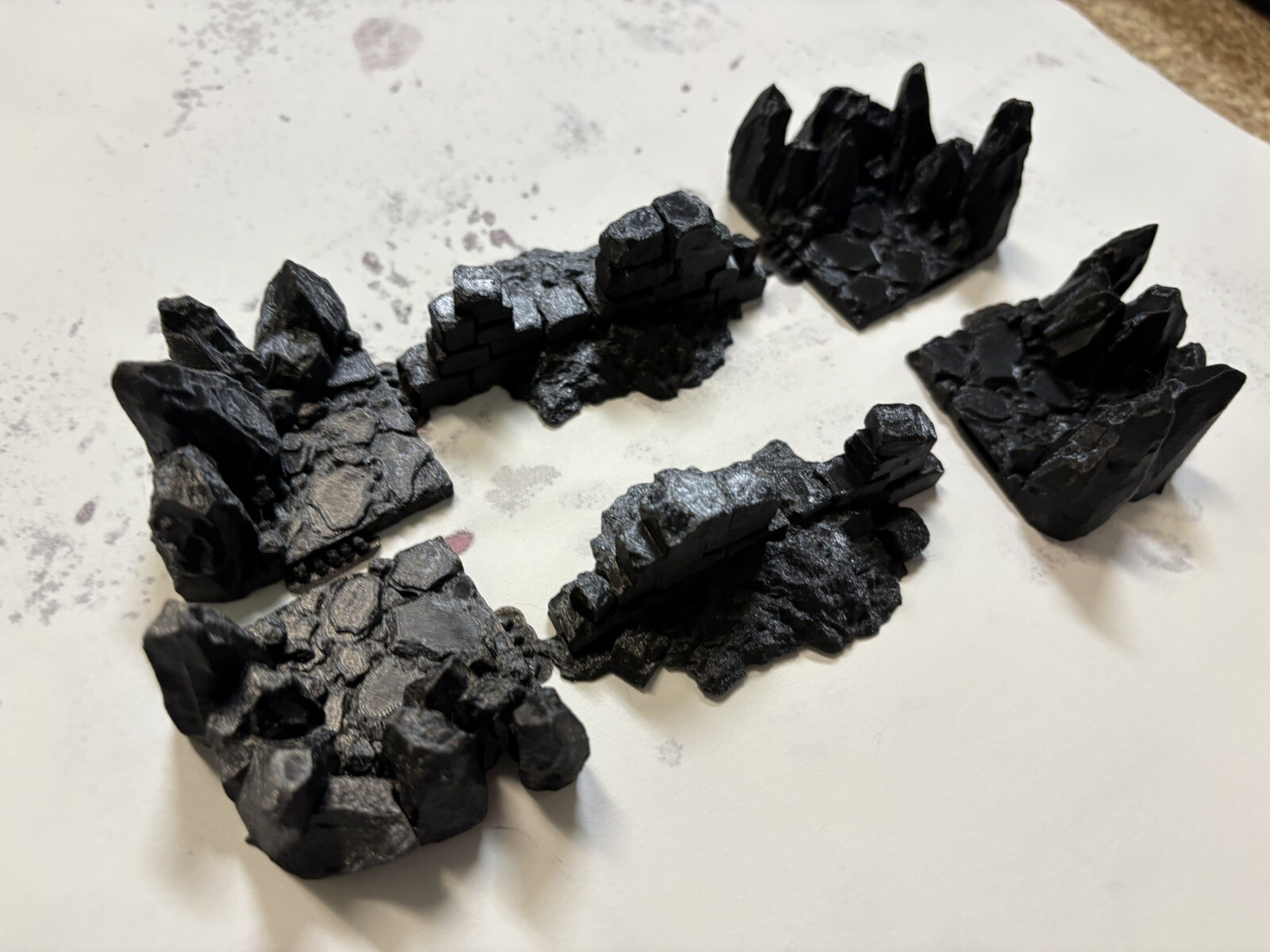 Wargames Modular Terrain Bases Warhammer Oldhammer FDM Printed Scenery