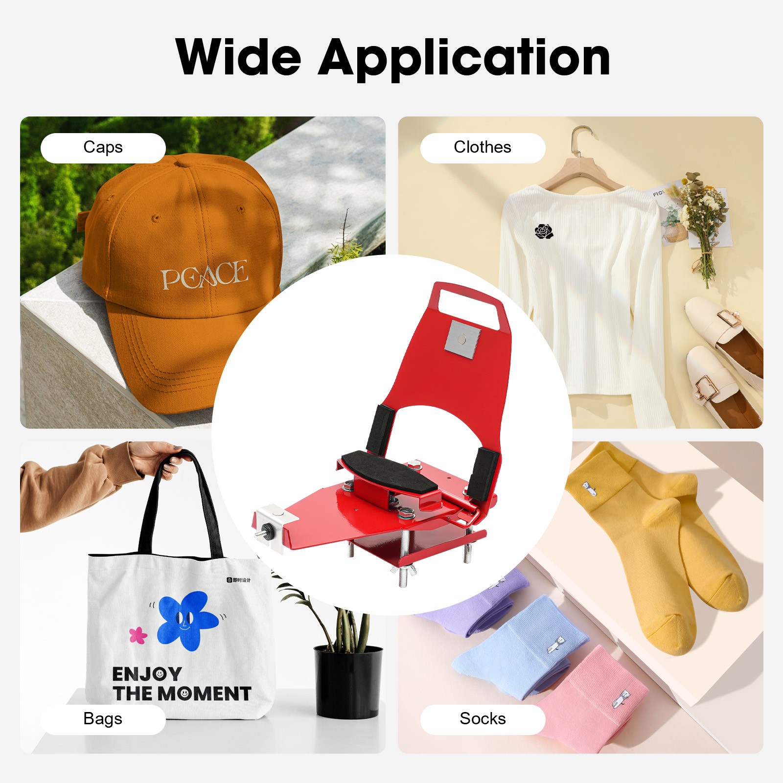 New Hat Clamp Silk Screen Printing Printer Equip Platen Machine For All Type Cap