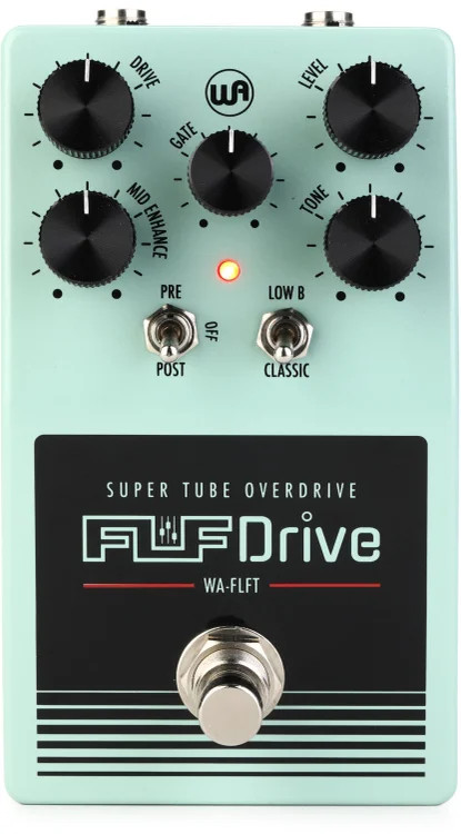 Warm Audio Fluff Drive Overdrive Pedal - Teal, Sweetwater Exclusive