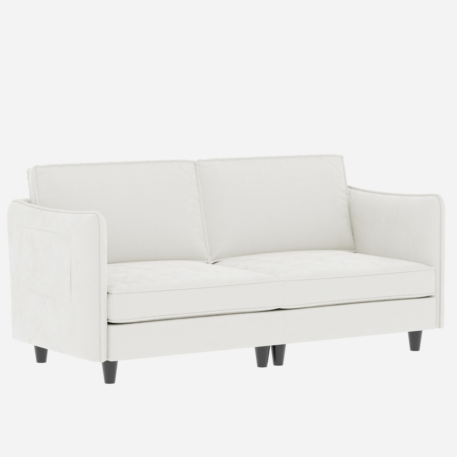 74.27'' Loveseat Sofa, 2 Seater Comfy Couch,Mid Century Modern Designed for S