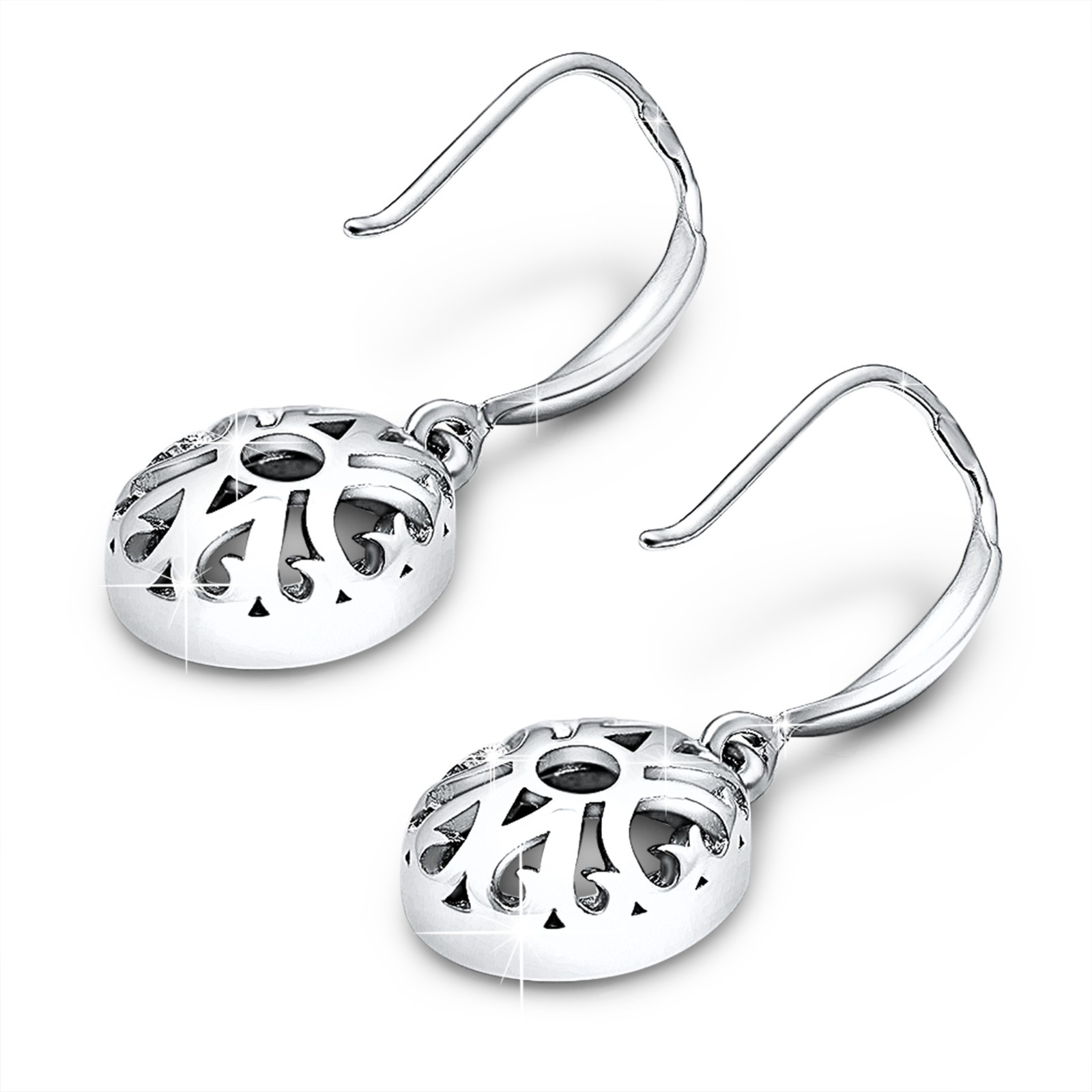 Silver Earrings Blank Pair – 8×10 mm Cabochon Bezel Setting Blank
