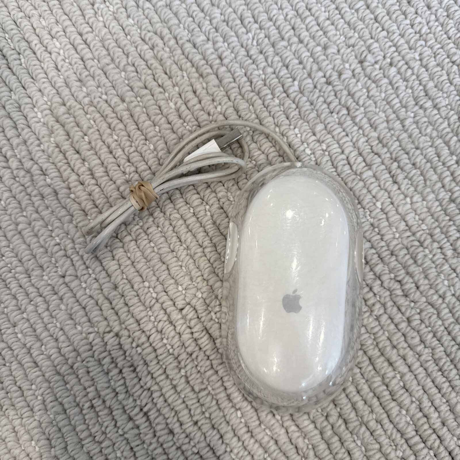 Apple Mouse M5769 USB Optical Mac White/Clear wired