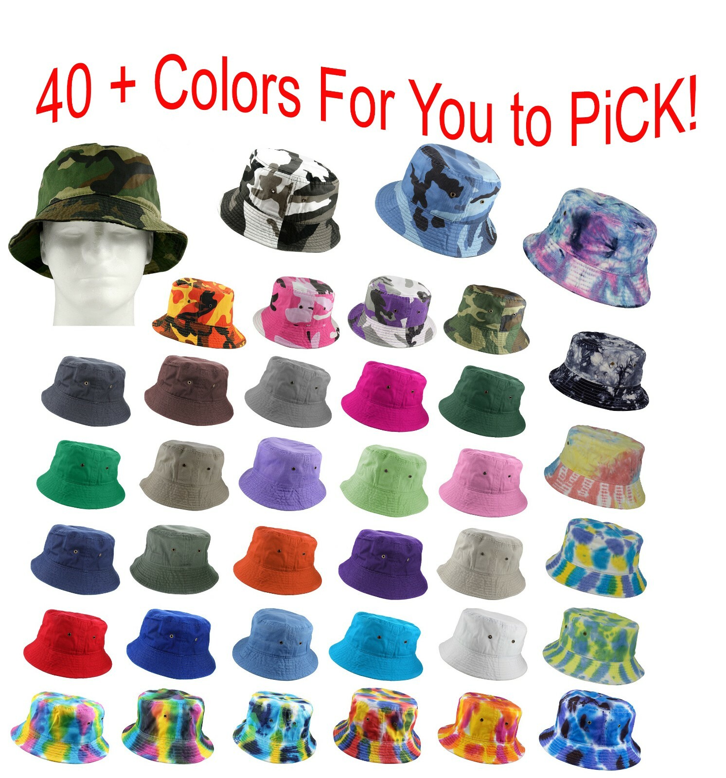 Summer Bucket Hat for men women Fishing Camping Hunting Travel  Sun hat