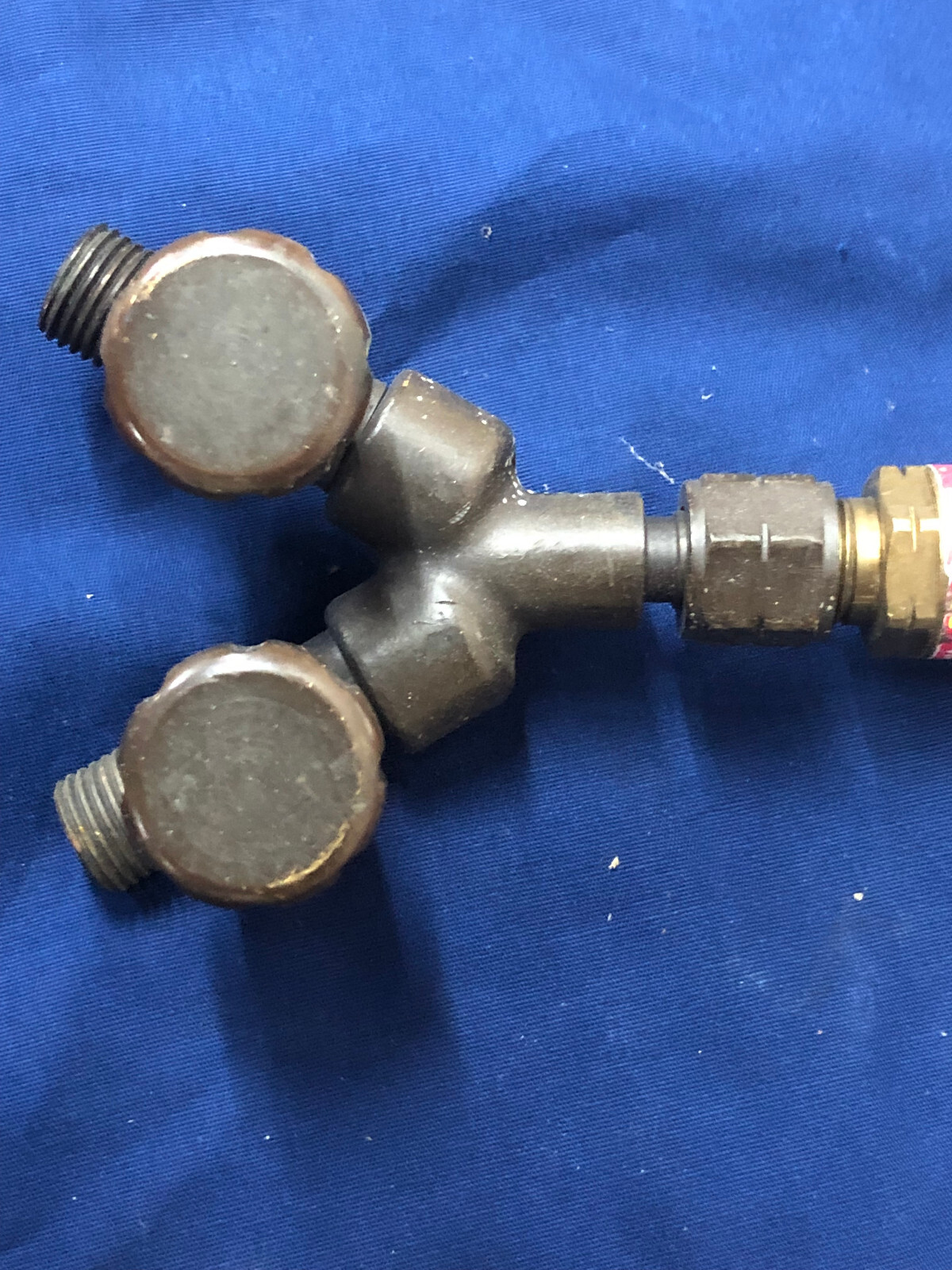 HARRIS Acetylene Regulator 47-50-CL w/ Back Flow Preventer - Used