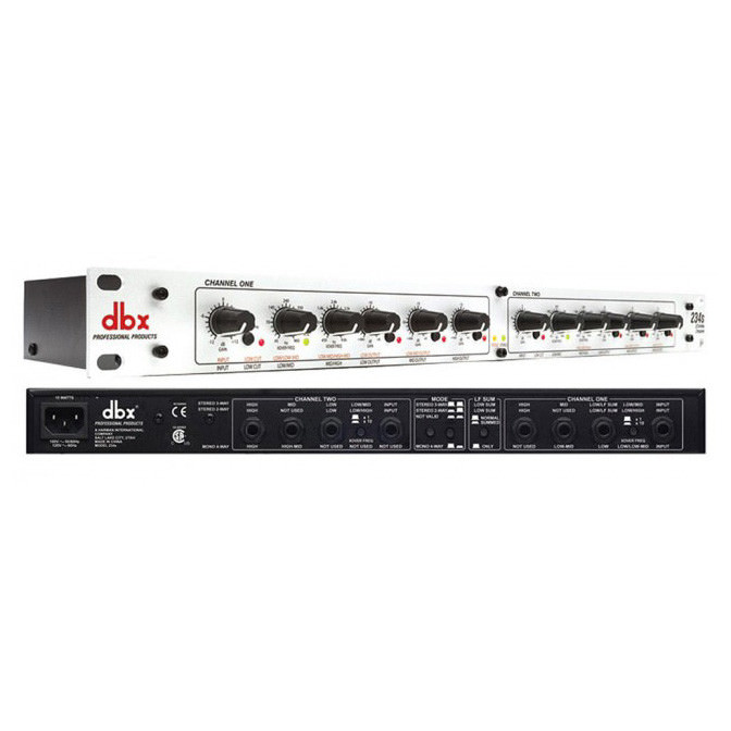 DBX 234S Professional Crossover Stereo 2 / 3 Way, Mono 4 Way