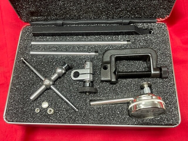 Starrett 196A1Z Universal Back Plunger Dial Indicator .200" Range, 0-100 Dial