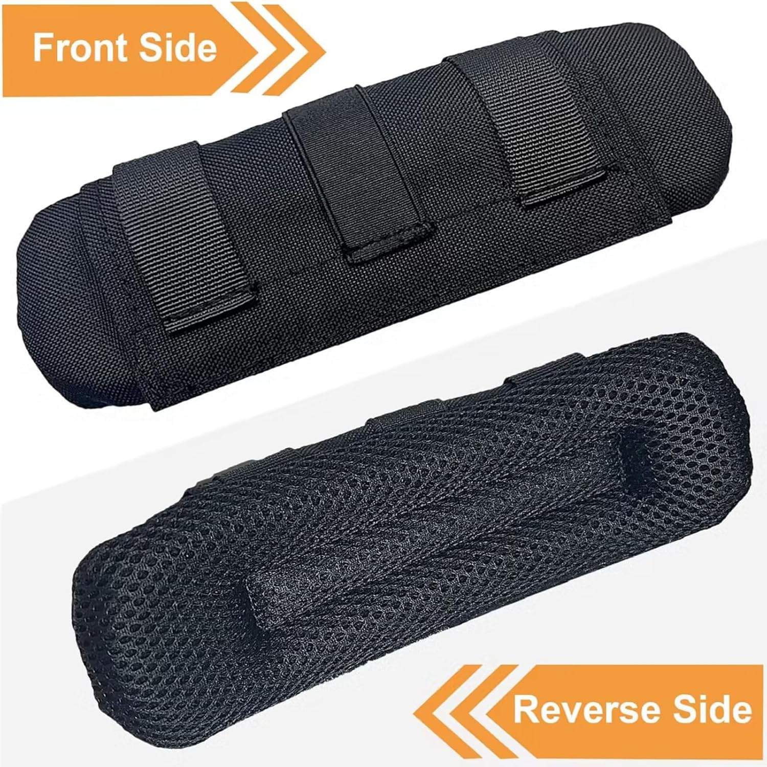 2 Pack Shoulder Strap Pad Backpack Pads Tactical Vest Black
