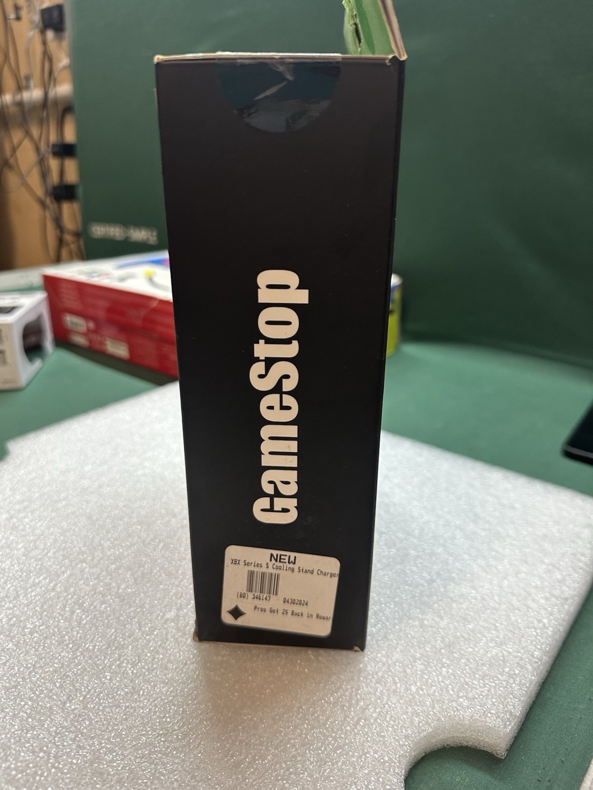 GameStop Cooling Fan Base Station Console Stand USB Powered Black.
